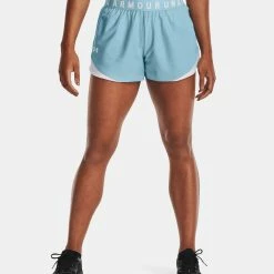 Flash Sale 💯 Under Armour 👩 Women's Play Up Short 3.0 🔥 -Charles River Apparel shop 3.0 blue and white 35375.1655305274