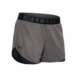 Flash Sale 💯 Under Armour 👩 Women's Play Up Short 3.0 🔥 -Charles River Apparel shop 3.0 grey and black 55698.1655305275