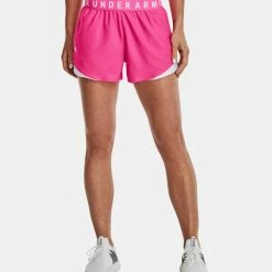 Flash Sale 💯 Under Armour 👩 Women's Play Up Short 3.0 🔥 -Charles River Apparel shop 3.0 pink 73966.1655305274