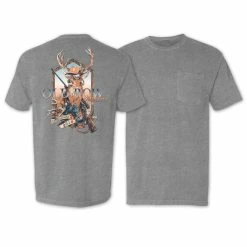 Deals 💯 Old Row Hunting Buck Pocket Tee 🌟