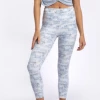 Outlet 🎁 Mono B Watercolor Stucco High-Waist Capri Leggings ✔️