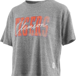 Budget ✔️ Pressbox Everest Clemson Short Sleeve Crew Neck 😉