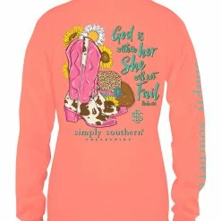 Hot Sale π Simply Southern π© Women's Long Sleeve Fail T-Shirt π
