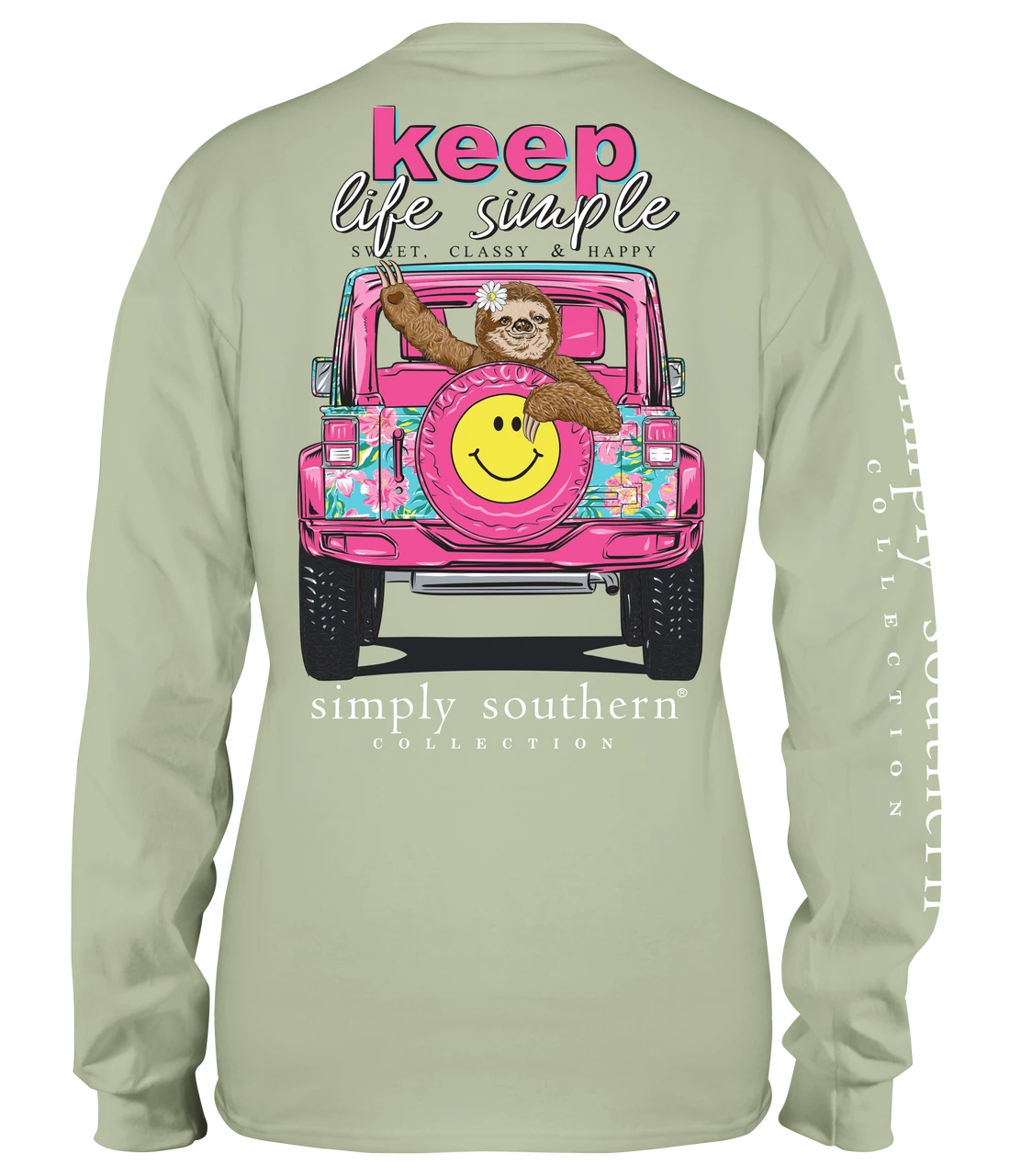 Promo βοΈ Simply Southern π© Women's Long Sleeve Keep Life Simple T-Shirt π€© 1 Promo βοΈ Simply Southern π© Women's Long Sleeve Keep Life Simple T-Shirt π€©