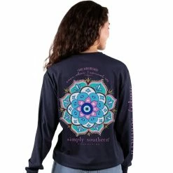 Buy 😍 Simply Southern 👩 Women's Walk By Faith Long Sleeve T-Shirt 😀 -Charles River Apparel shop LS WALK NIGHT 1200x 70901.1667327634