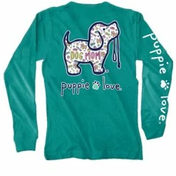 Best deal ✨ Puppie Love Long Sleeve 🐕 Dog Mom Pattern Pup 😉
