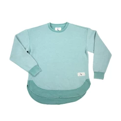 Best deal 🔥 Southern Fried Cotton Jessie Reverse Crewneck Fleece 🎁 -Charles River Apparel shop ReverseJessie seafoam 17195.1658259138