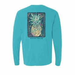 Coupon 😉 Southern Fried Cotton Seashells By The Seashore Long Sleeve Tee 🧨