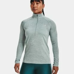 Promo ✨ Under Armour Tech Twist 👩 Women's Half Zip 🎉 -Charles River Apparel shop V5 1320128 781 FC 57598.1661787655