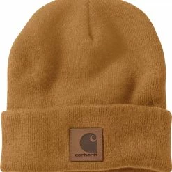 Brand new ✔️ Carhartt Tonal Patch Beanie ❤️ -Charles River Apparel shop brown 60759.1666894846