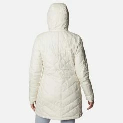 Outlet 💯 Columbia Sportswear Columbia 👩 Womens Heavenly Long Hooded Jacket 🔥 -Charles River Apparel shop chalk2 85651.1663783291