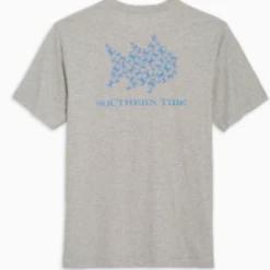 Best Pirce 🔥 Southern Tide Crabby Skip Jack Fill Heather T-Shirt 😉