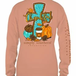 Best Pirce ⭐ Simply Southern 👩 Women's Long Sleeve Cross T-Shirt 👍