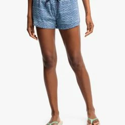 Deals 👍 Southern Tide 👩 Women's Deep Ocean Lounge Short 😉 -Charles River Apparel shop deep ocean print lounge short low tide blue front 9363 720x 85398.1660235422
