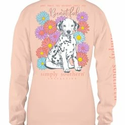 Best Pirce 💯 Simply Southern 👩 Women's Long Sleeve Different T-Shirt 💯