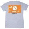 Cheap 👏 Palmetto 👚 Shirt Co. Clemson Liberty Flag T-Shirt 🛒