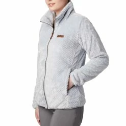 Flash Sale ❤️ Columbia Sportswear Columbia 👩 Women's Fire Side II Sherpa Full Zip Fleece 🔥 -Charles River Apparel shop grey1 98926.1663852621