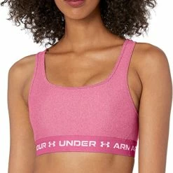 Coupon 🤩 Under Armour 👩 Women's Mid Crossback Sports Bra 🧨 -Charles River Apparel shop pace1 66913.1658416660