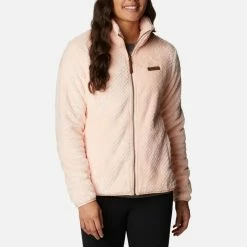 Flash Sale ❤️ Columbia Sportswear Columbia 👩 Women's Fire Side II Sherpa Full Zip Fleece 🔥 -Charles River Apparel shop peach1 55673.1663852621