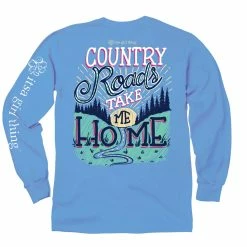 Top 10 💯 It's A Girl Thing 👩 Women's Country Roads Long Sleeve T-Shirt 🎉