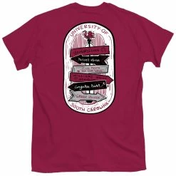 Deals ❤️ Palmetto 👕 Shirt Co. Gamecock Campus Signs T-Shirt 🔥