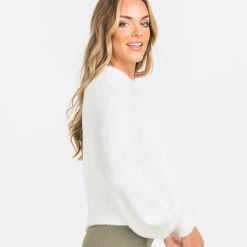 Budget ❤️ Southern 👚 Shirt Co. Cropped Feather Knit Sweater 🤩 -Charles River Apparel shop southern shirt sweater fleece cropped feather knit sweater off white 29589868150836 1000x 79905.1662745645