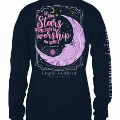 Flash Sale π Simply Southern π© Women's Long Sleeve Stars T-Shirt π§¨