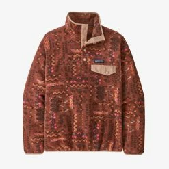 Outlet 🎉 PATAGONIA INC. Patagonia 👩 Women's Lightweight Synchilla Snap-T Fleece Pullover 🎉 -Charles River Apparel shop woods 51655.1664290306